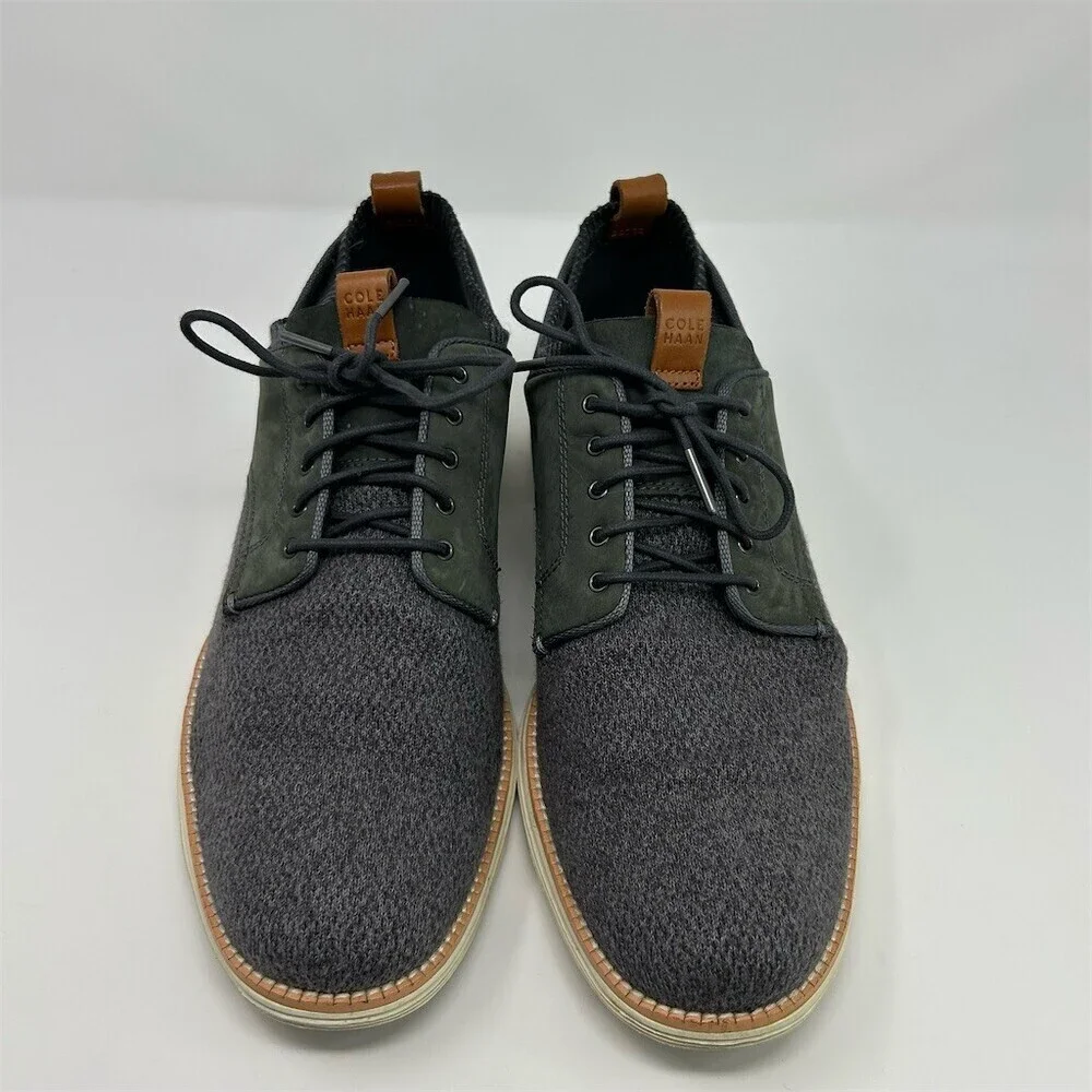 Cole Haan OriginalGrand Stitchlite Plain Toe Oxford Shoes Gray/Green Size 13